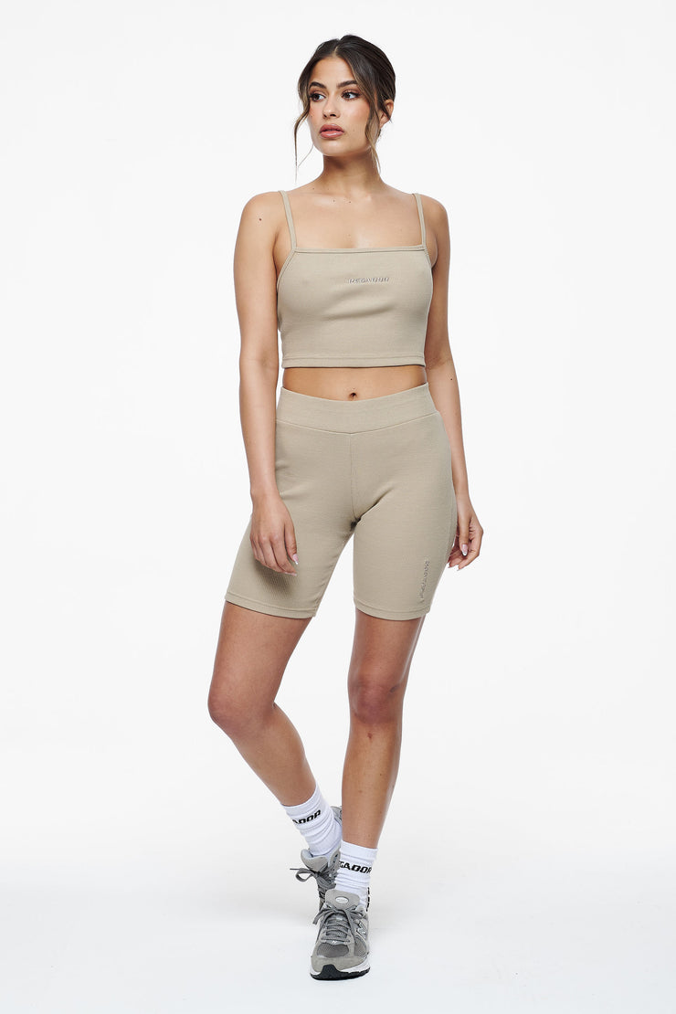 Pegador Ruby Rib Crop Top Vintage Washed Espresso Nur noch ein Tag übrig