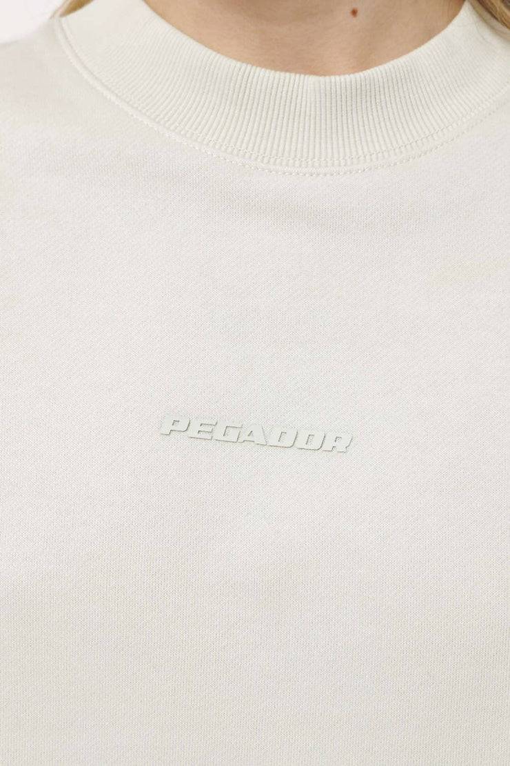 Pegador Bay Oversized Sweater Vintage Washed Angels Cream Gum Riesige Rabatte
