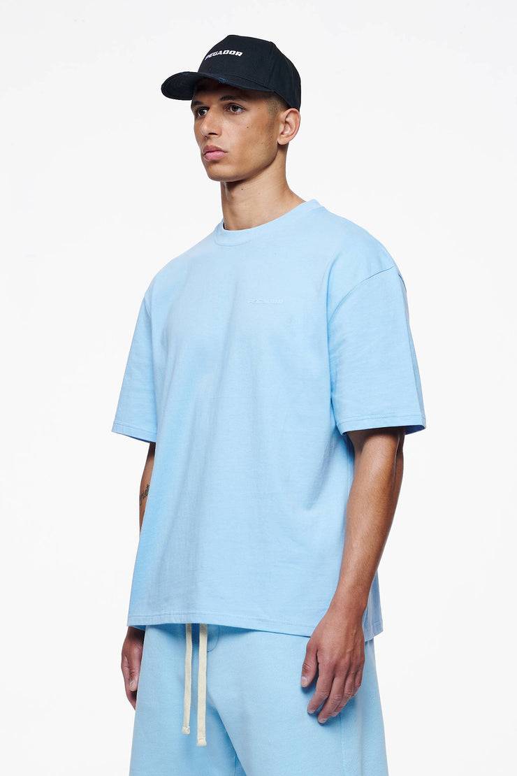 Pegador Logo Oversized Tee Vintage Washed Riviera Blue Gum Begrenzt auf 3 Tage