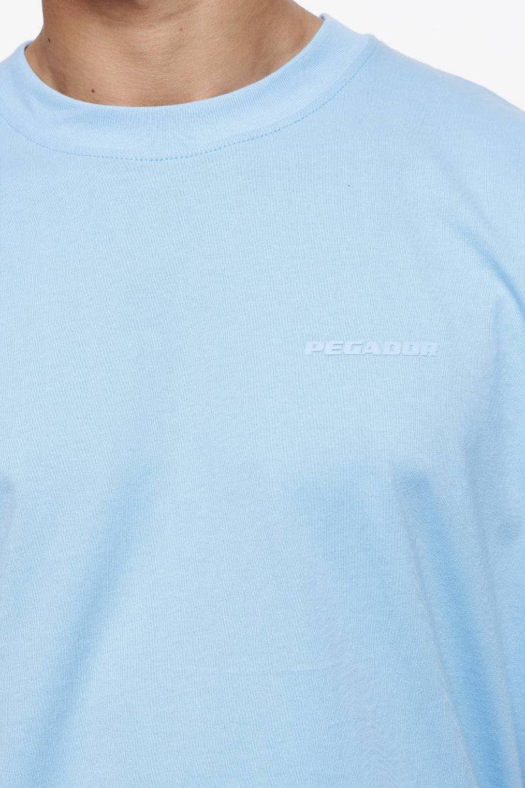 Pegador Logo Oversized Tee Vintage Washed Riviera Blue Gum Begrenzt auf 3 Tage