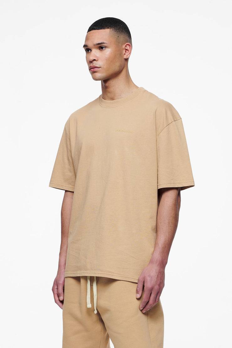 Pegador Logo Oversized Tee Vintage Washed Espresso Gum Black Friday Preise