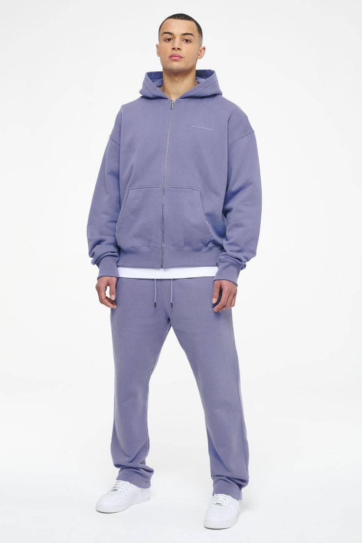 Pegador Logo Oversized Sweat Jacket Vintage Washed Magic Violet Gum zollfrei