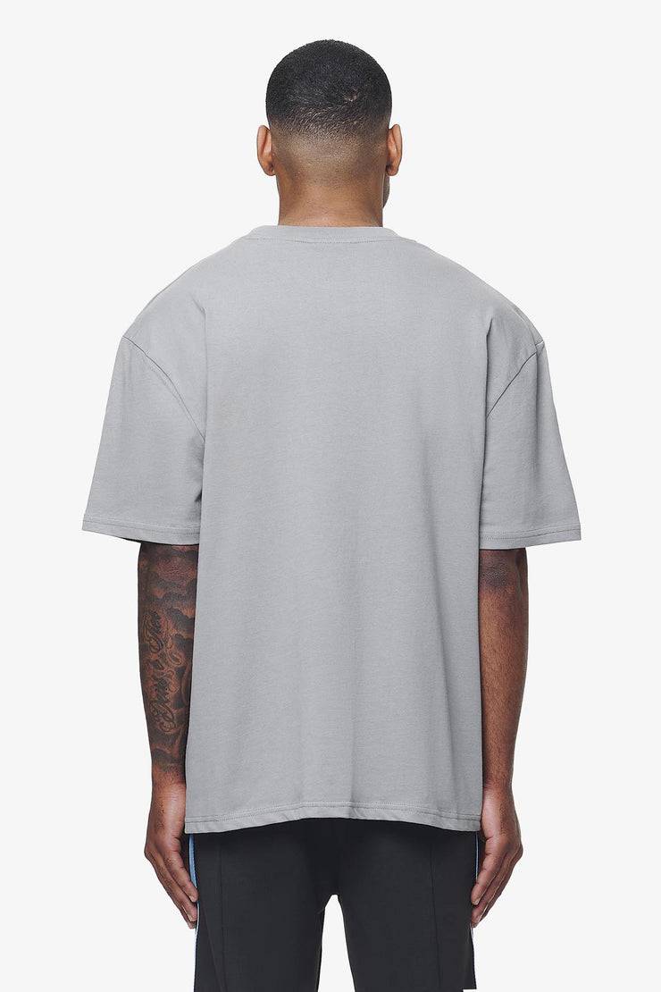 Pegador Logo Oversized Tee Vintage Washed Dusk Grey Gum Hotsell