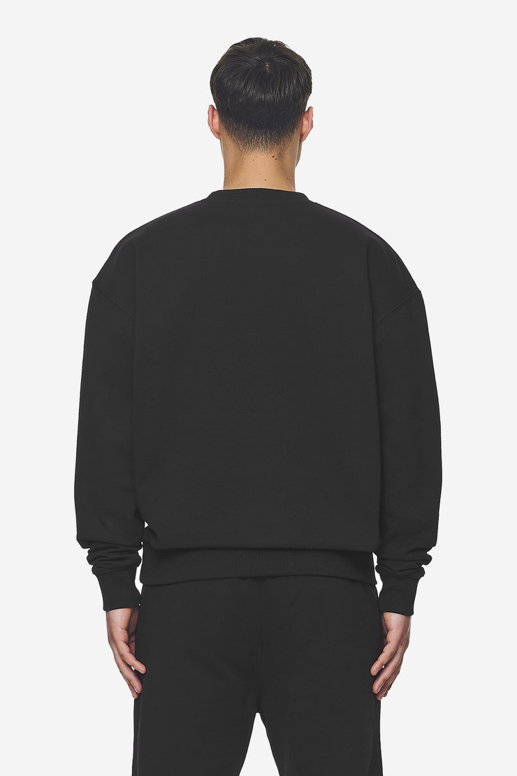 Pegador Logo Oversized Sweater Washed Black White Gum Kostenloser Versand