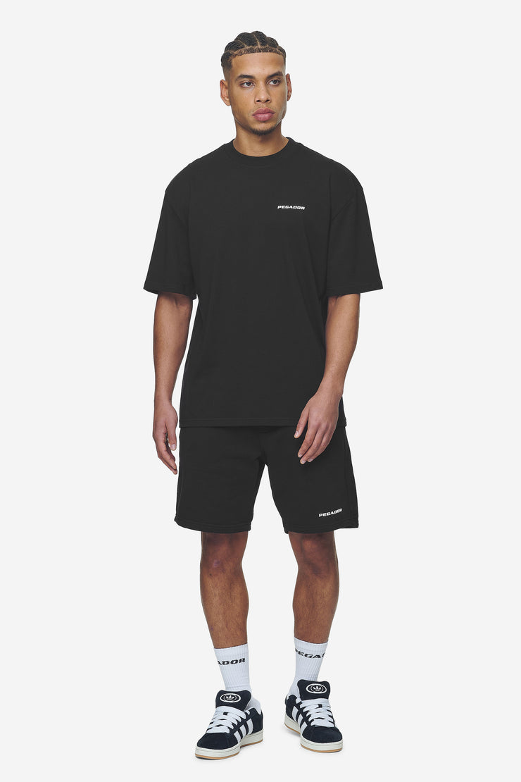 Pegador Logo Oversized Tee Washed Black White Gum Limitierter Zeitrabatt