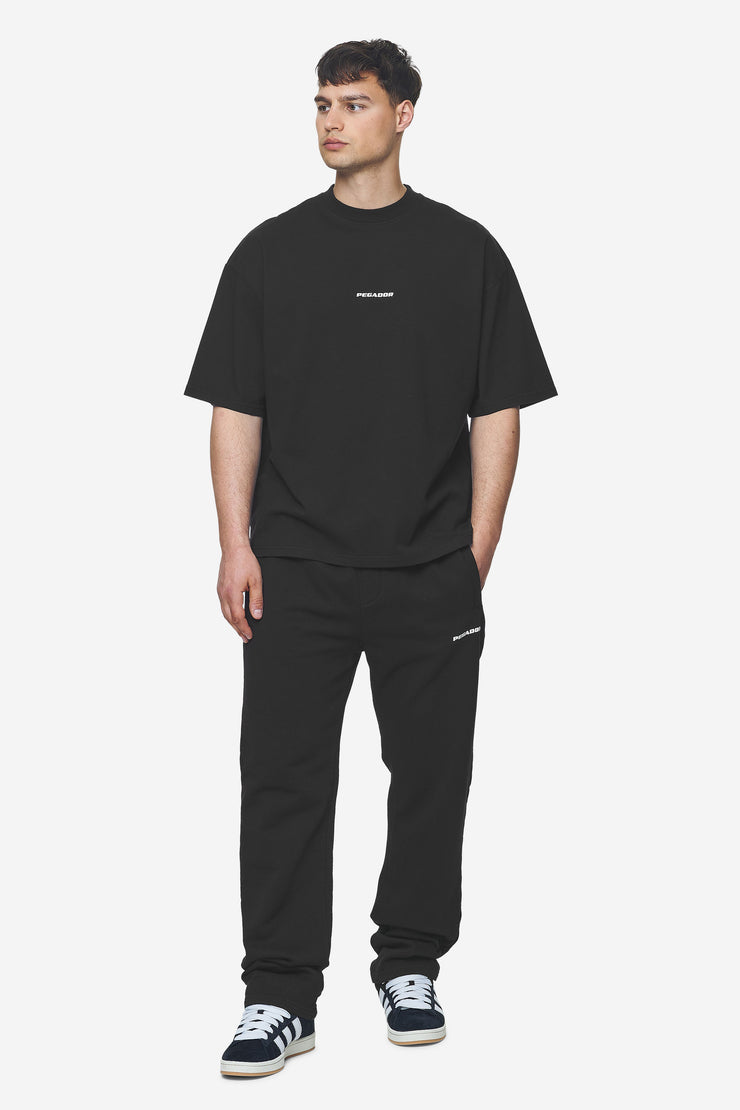 Pegador Logo Boxy Tee Washed Black White Gum Fabrik Onlineshop
