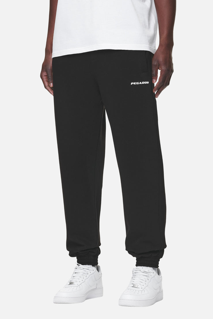 Pegador Logo Heavy Sweat Jogger Washed Black White Gum Sonderangebot