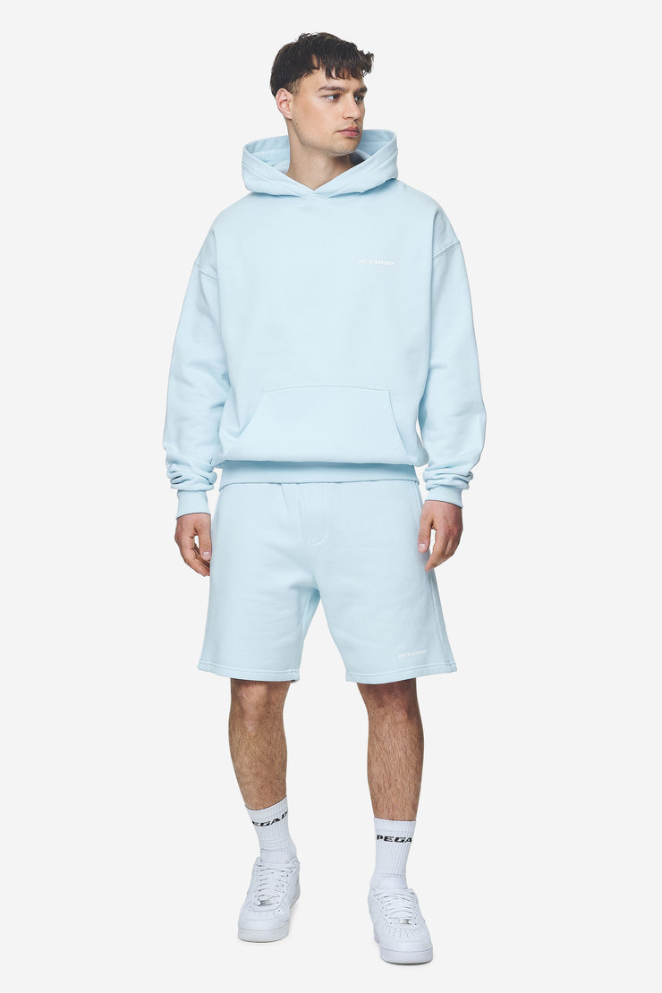 Pegador Logo Oversized Hoodie Washed Baby Blue White Gum Versandkostenfrei