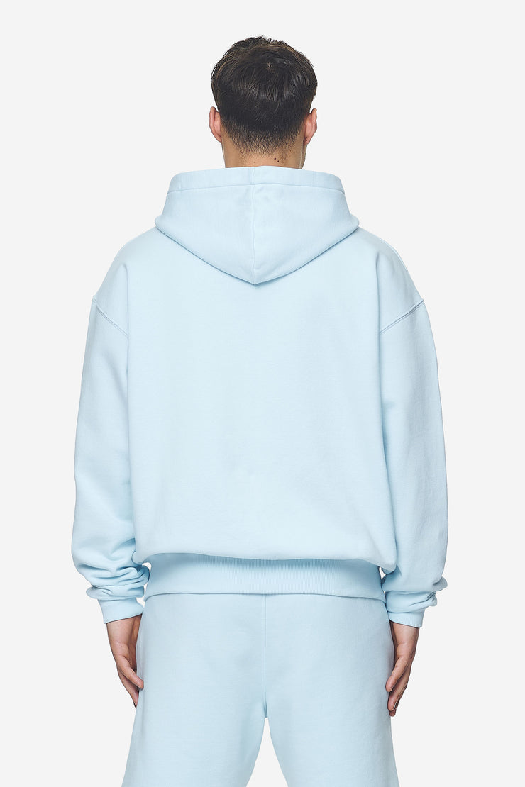Pegador Logo Oversized Sweat Jacket Washed Baby Blue White Gum Großer Ausverkauf
