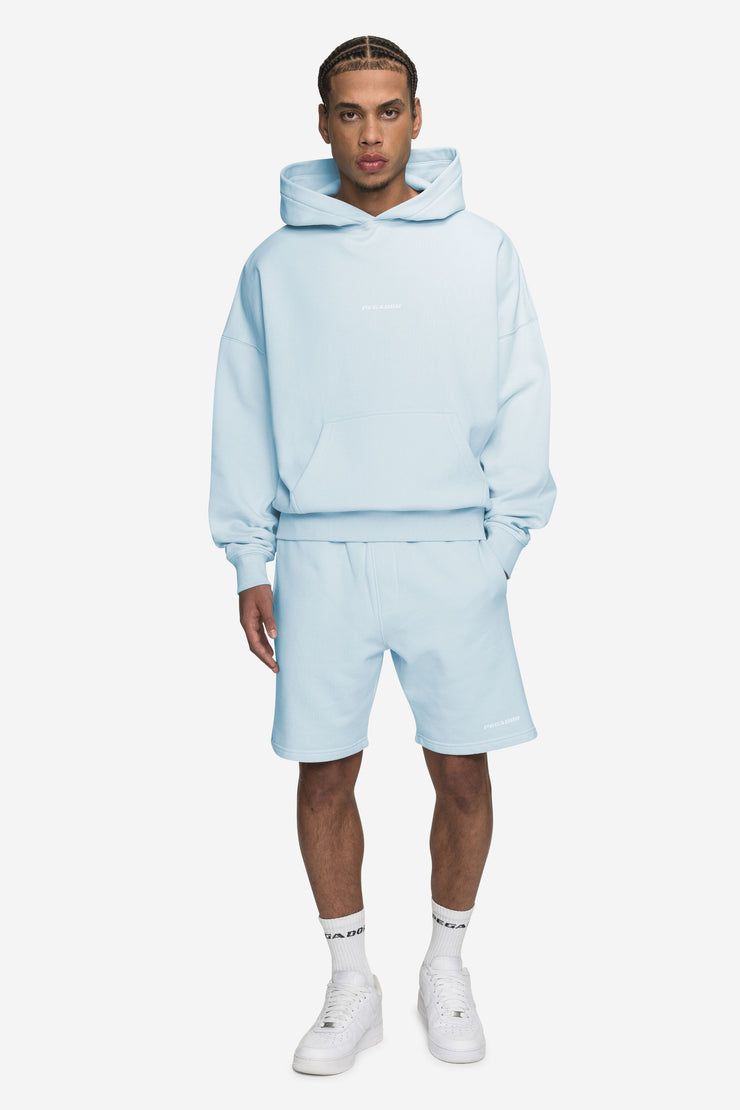 Pegador Logo Boxy Hoodie Washed Baby Blue White Gum Flash Sale