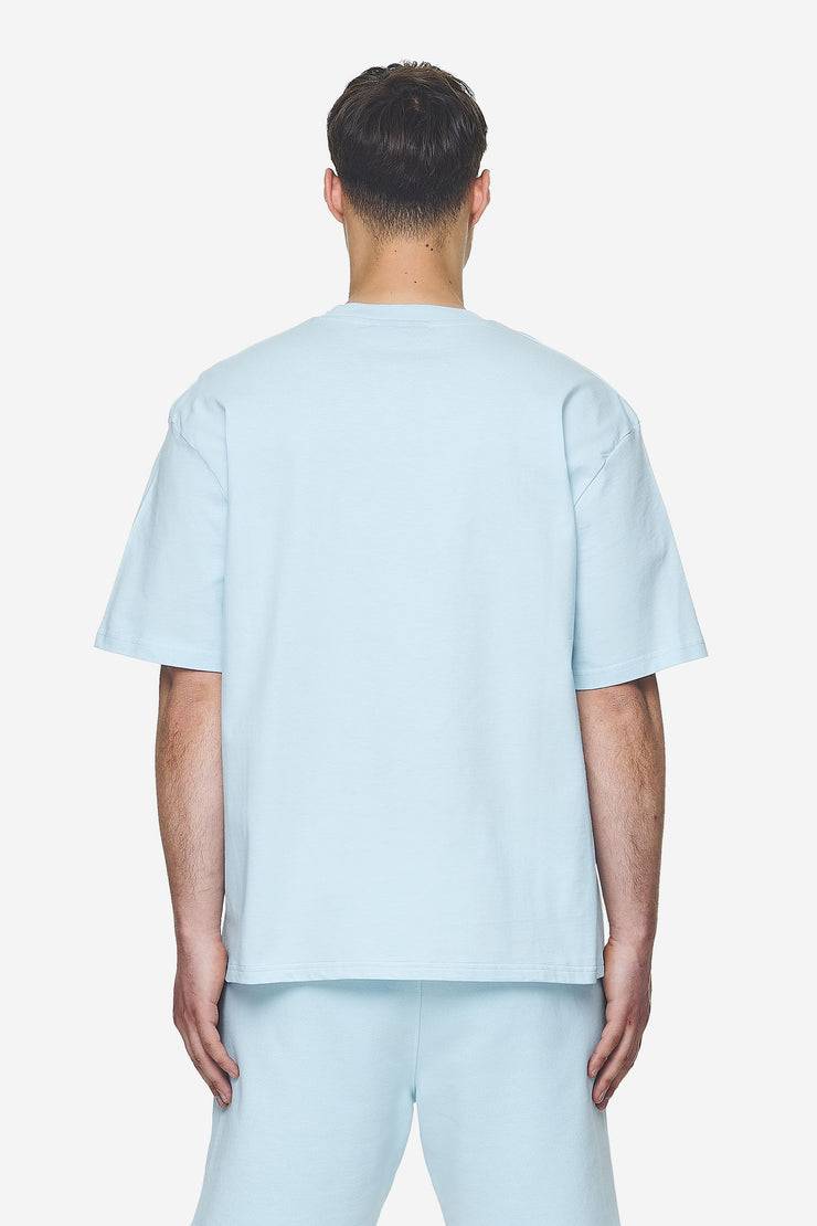 Pegador Logo Oversized Tee Washed Baby Blue White Gum Begrenztes Angebot