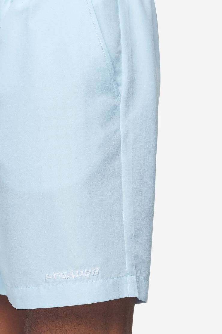 Pegador Logo Swim Shorts Baby Blue Online Shopping