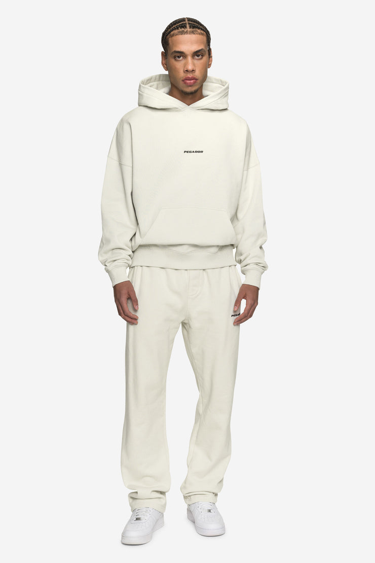 Pegador Logo Boxy Hoodie Washed Salty Cream Black Gum Osterangebot