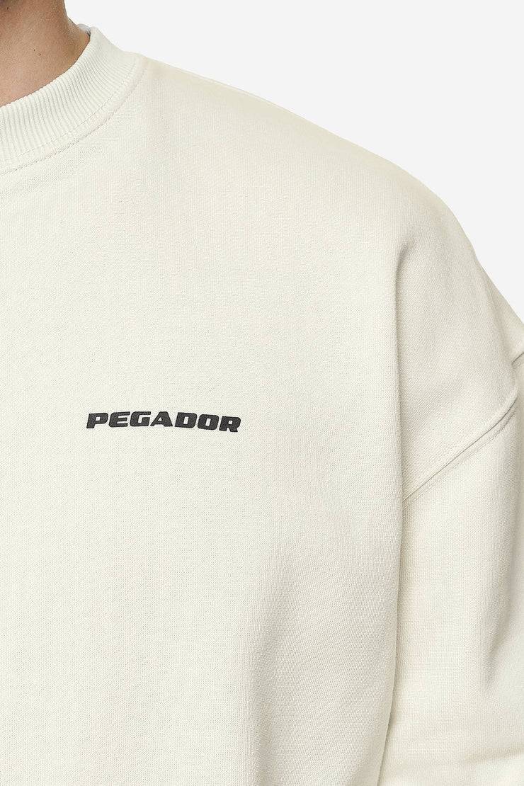 Pegador Logo Oversized Sweater Washed Salty Cream Black Gum Muttertagsangebot