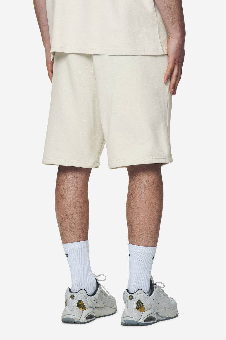 Pegador Logo Heavy Sweat Shorts Washed Salty Cream Black Gum Lagerräumung