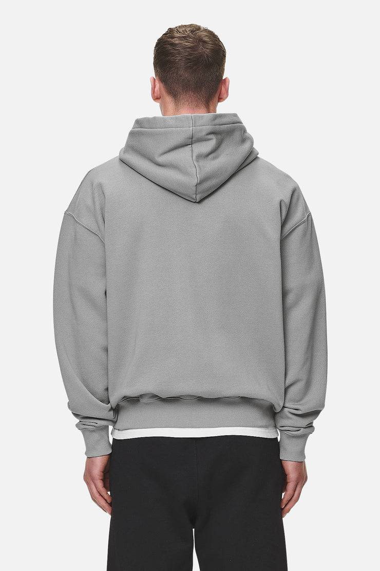 Pegador Logo Oversized Sweat Jacket Washed Cool Grey White Gum Heißer Verkauf