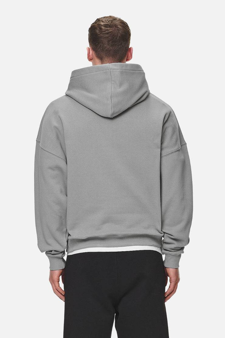 Pegador Logo Boxy Hoodie Washed Cool Grey White Gum Top Angebot