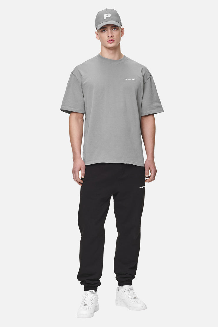 Pegador Logo Oversized Tee Washed Cool Grey White Gum Neueste Mode