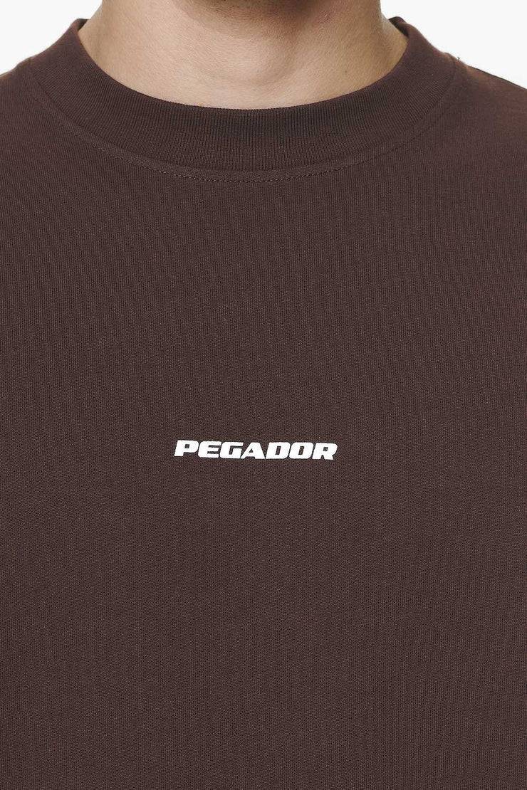 Pegador Logo Boxy Tee Washed Oak Brown Gum Saisonale Angebote