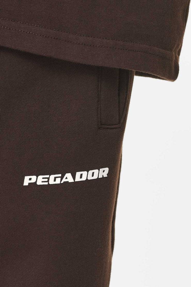 Pegador Logo Heavy Sweat Jogger Washed Oak Brown Gum Räumungsverkauf
