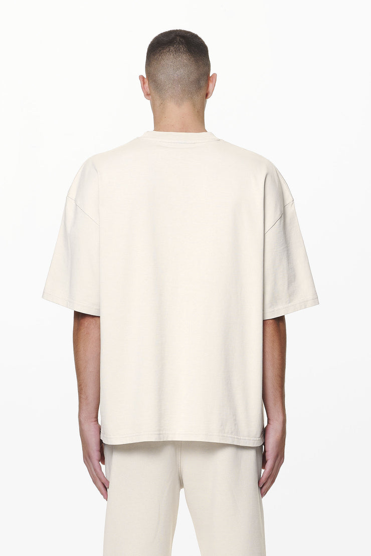 Pegador Logo Boxy Tee Washed Dust Cream Gum Sonderangebote