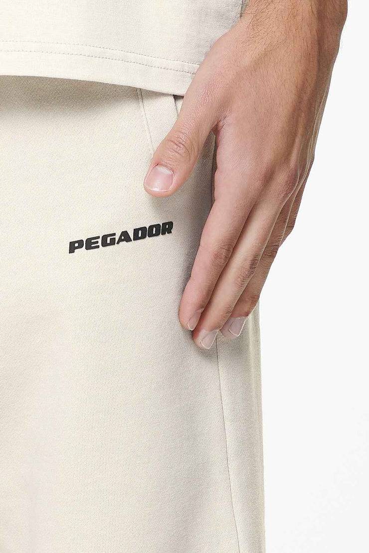 Pegador Logo Heavy Sweat Jogger Washed Dust Cream Gum Riesige Ersparnisse