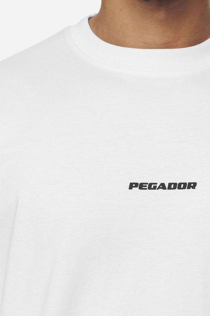 Pegador Logo Boxy Tee White Black Gum Letzte 3 Tage