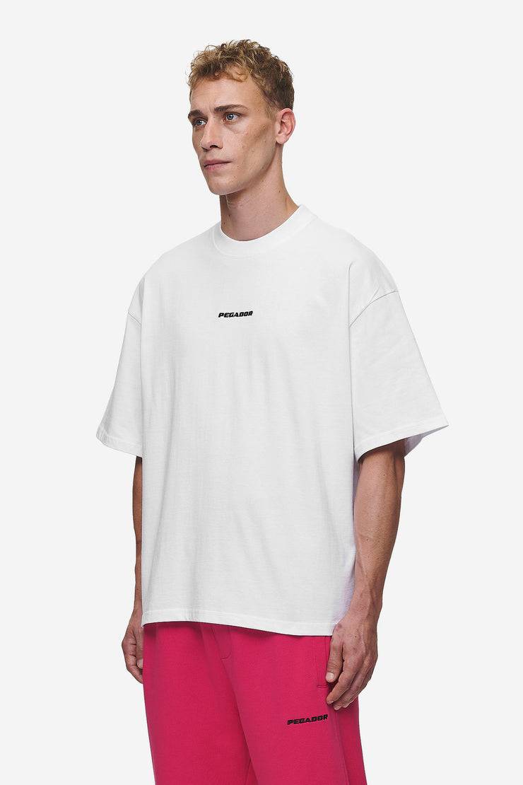 Pegador Logo Boxy Tee White JETZT KAUFEN