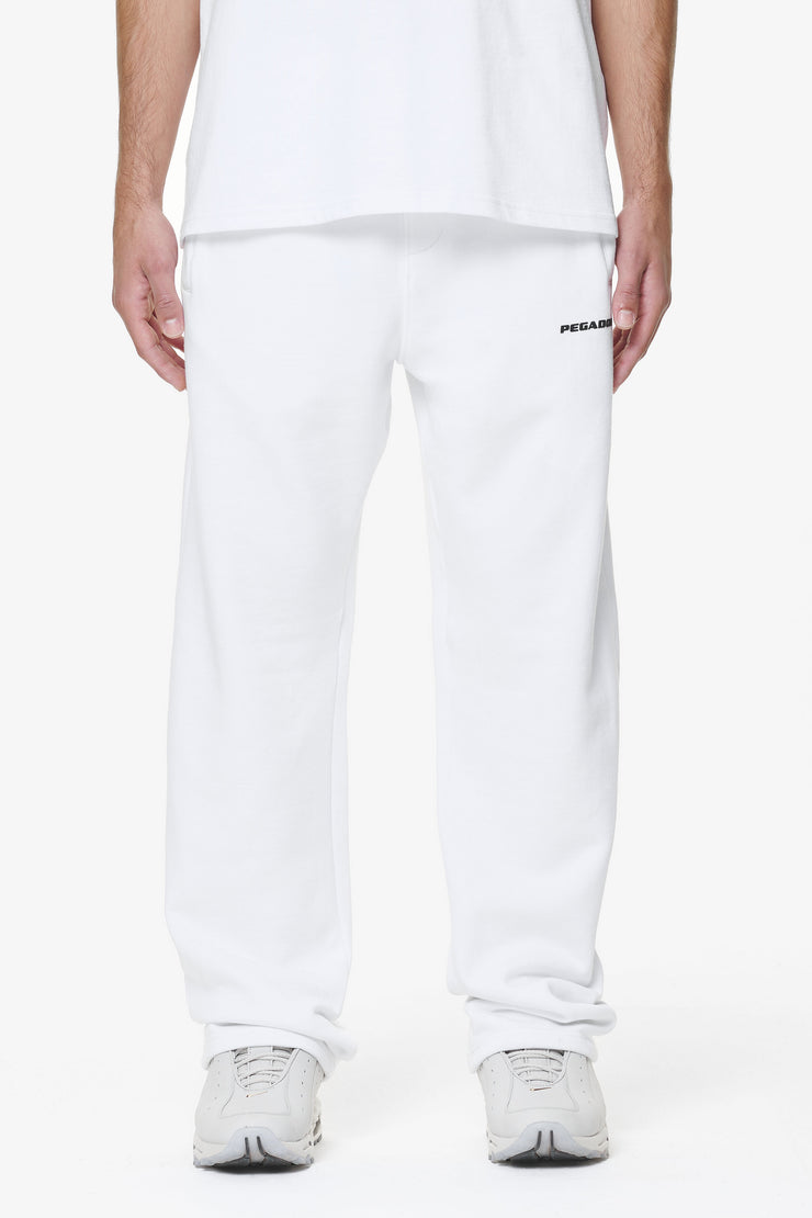 Pegador Logo Wide Sweat Pants White Gum Letzter Tag