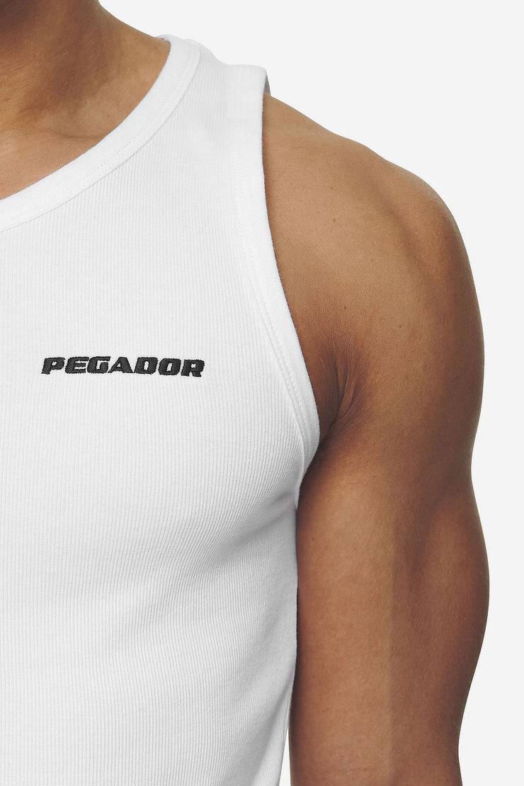 Pegador Logo Rib Undershirt White Zeitbegrenzte Promotion