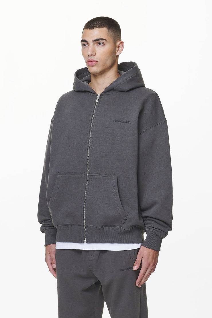 Pegador Logo Oversized Sweat Jacket Washed Volcano Grey Gum Bis zu 50% Rabatt