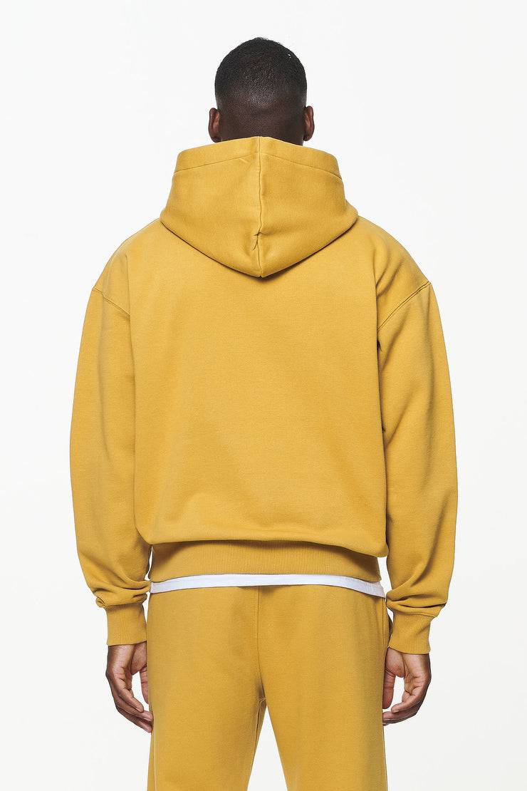 Pegador Logo Oversized Hoodie Vintage Washed Mustard Fabrikladen