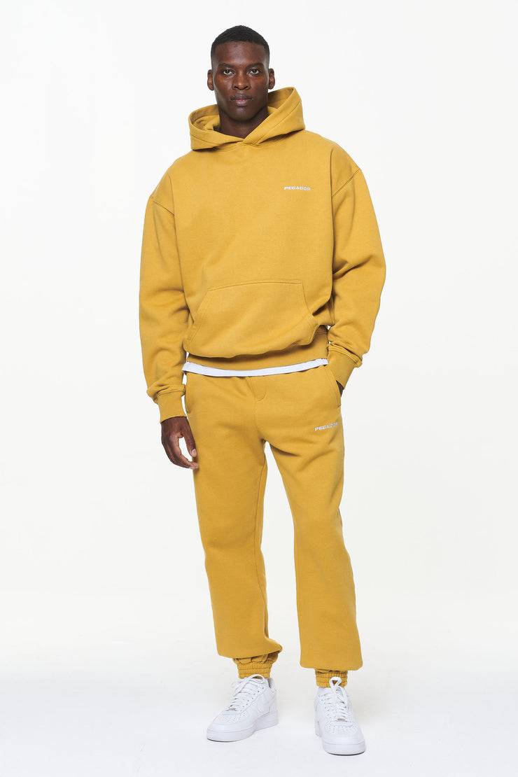 Pegador Logo Heavy Sweat Jogger Vintage Washed Mustard Begrenzt auf 3 Tage