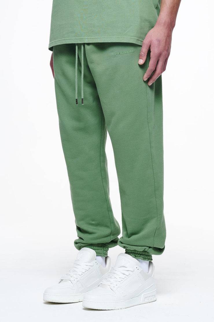 Pegador Logo Heavy Sweat Jogger Vintage Washed Cypress Green Gum 2025