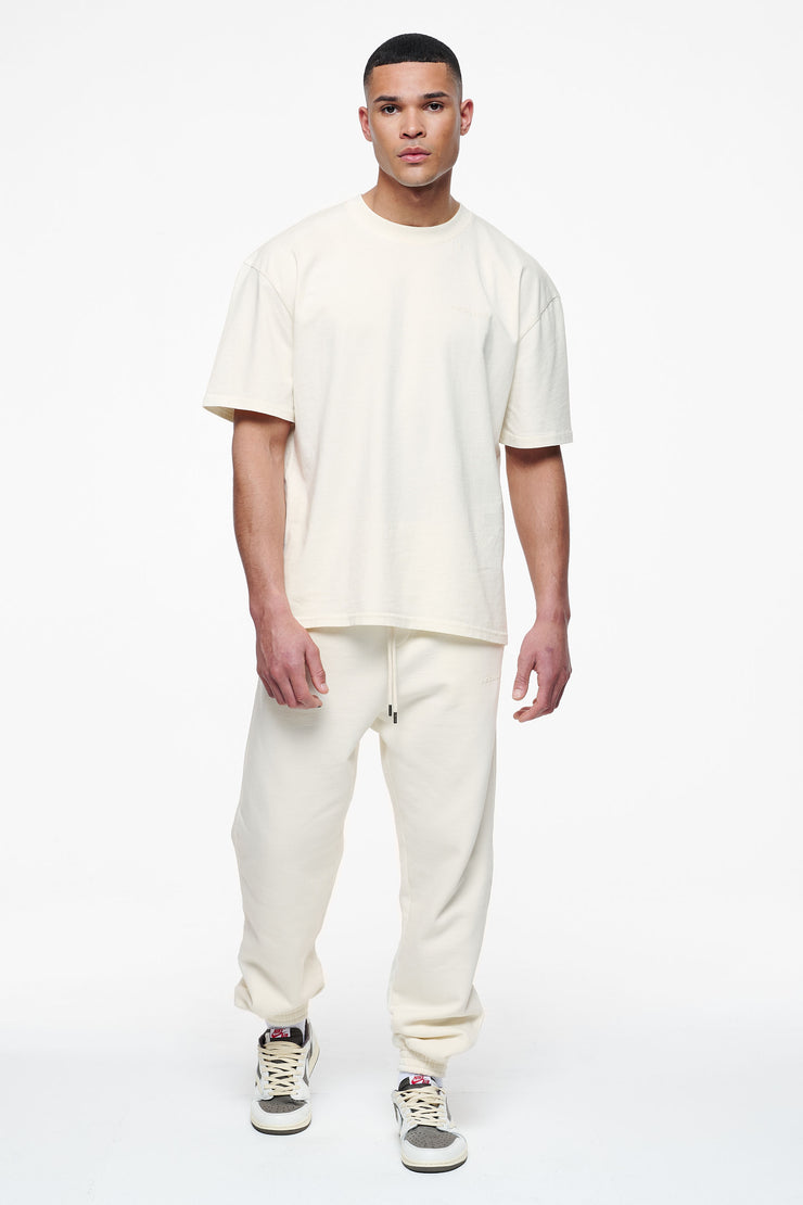Pegador Logo Heavy Sweat Jogger Vintage Washed Unbleached Gum Auslauf