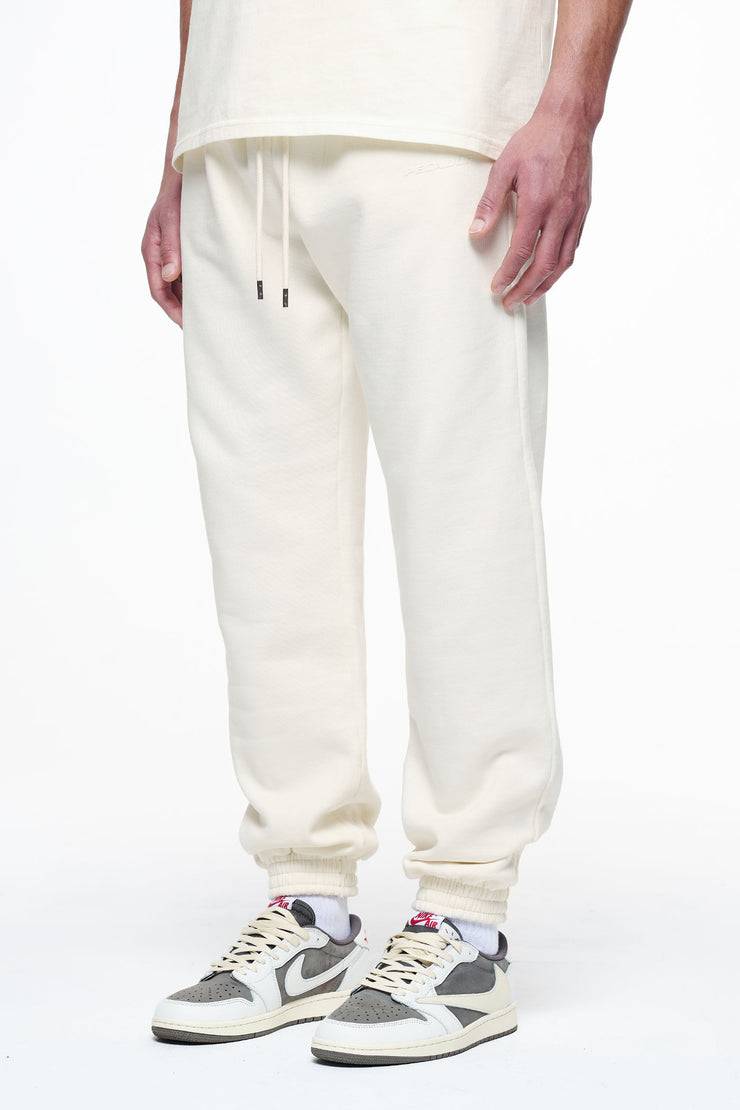 Pegador Logo Heavy Sweat Jogger Vintage Washed Unbleached Gum Auslauf