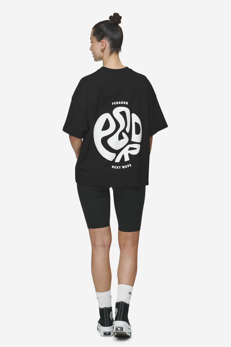 Pegador Gabi Heavy Oversized Tee Black Hotsell