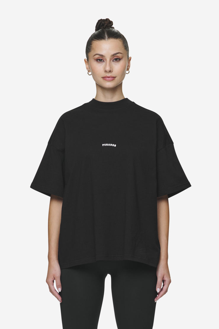 Pegador Gabi Heavy Oversized Tee Black Hotsell