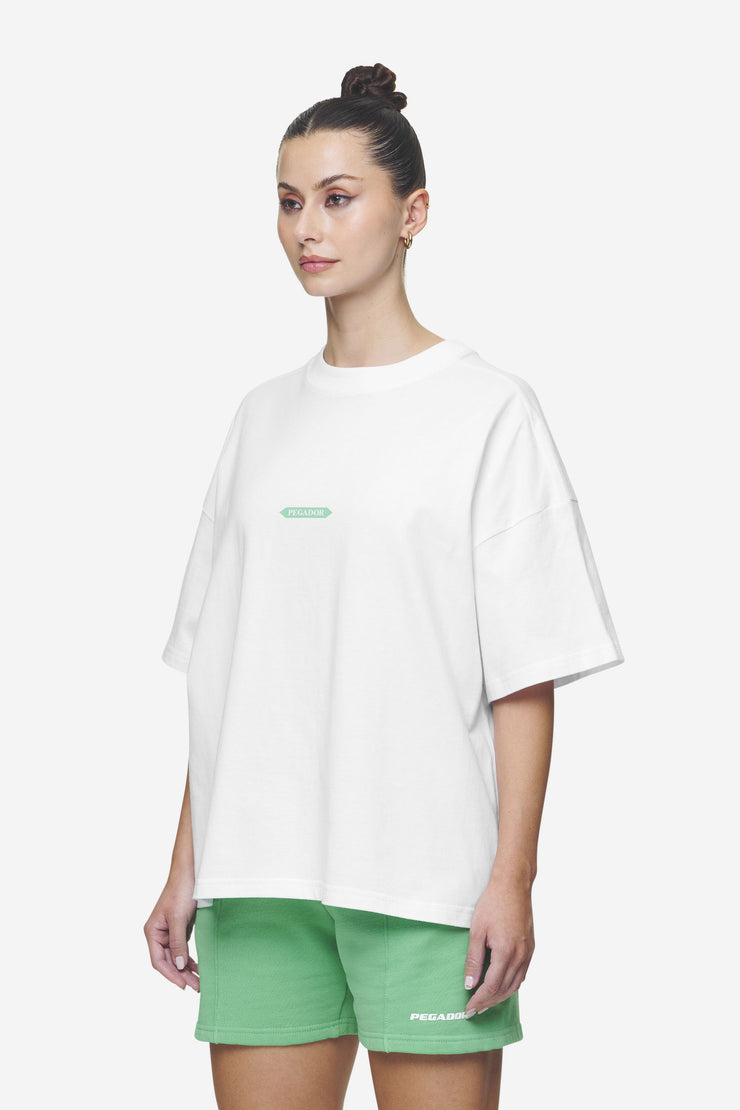 Pegador Tia Heavy Oversized Tee White im Angebot