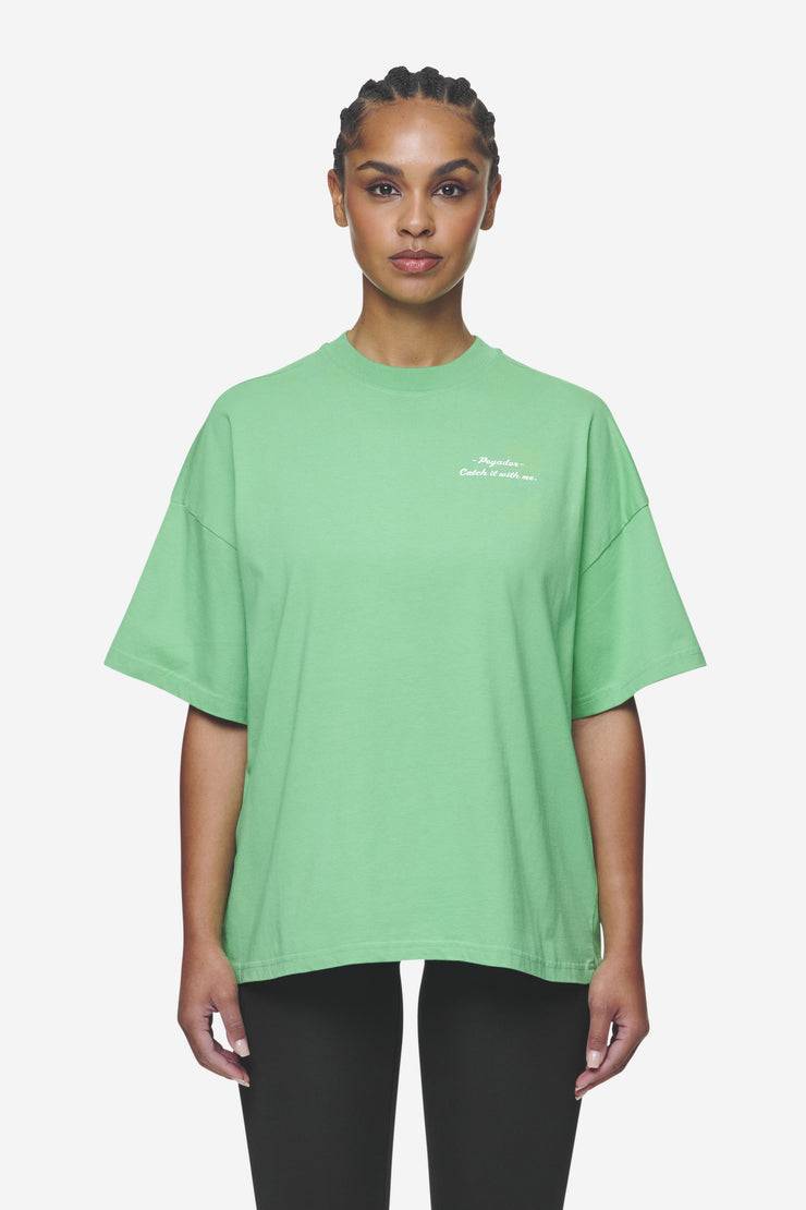 Pegador Yebra Heavy Oversized Tee Washed Peppermint Green Blitzverkäufe