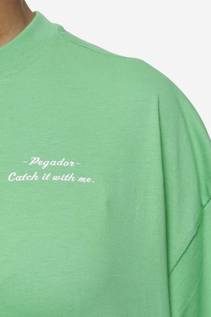 Pegador Yebra Heavy Oversized Tee Washed Peppermint Green Blitzverkäufe