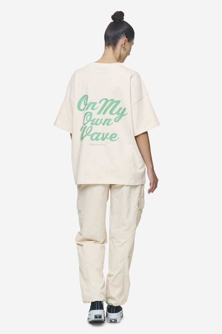 Pegador Yebra Heavy Oversized Tee Washed Coast Sand Kostenloser Versand