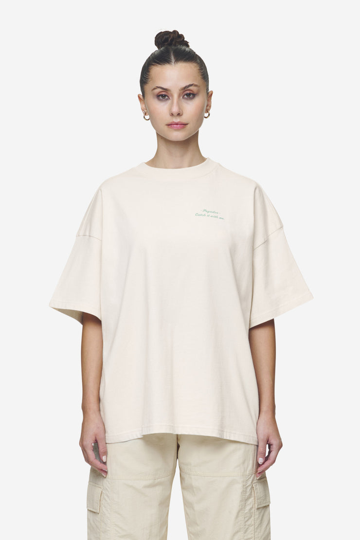 Pegador Yebra Heavy Oversized Tee Washed Coast Sand Kostenloser Versand