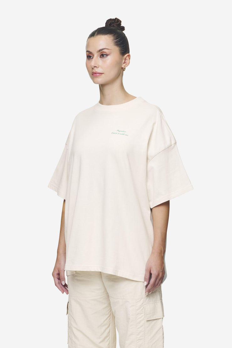 Pegador Yebra Heavy Oversized Tee Washed Coast Sand Kostenloser Versand