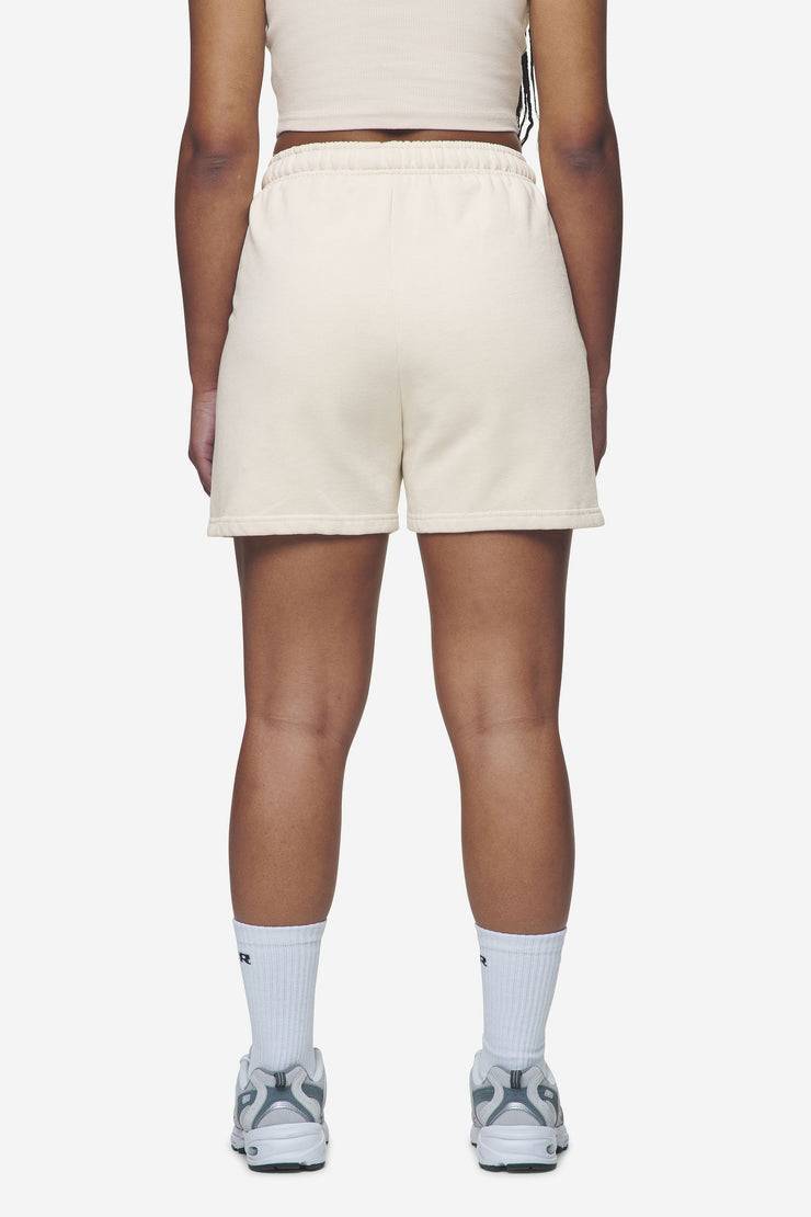 Pegador Sully High Waisted Shorts Washed Coast Sand White Gum Preisnachlass