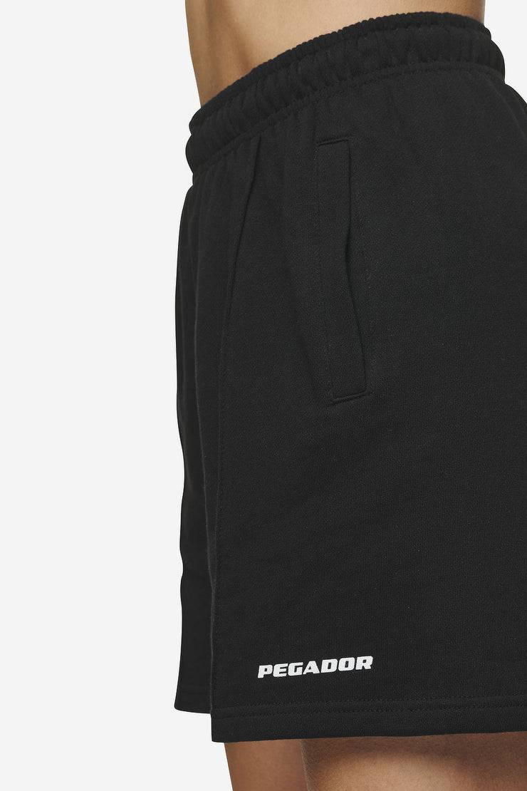 Pegador Sully High Waisted Shorts Black White Gum Saisonschlussverkauf