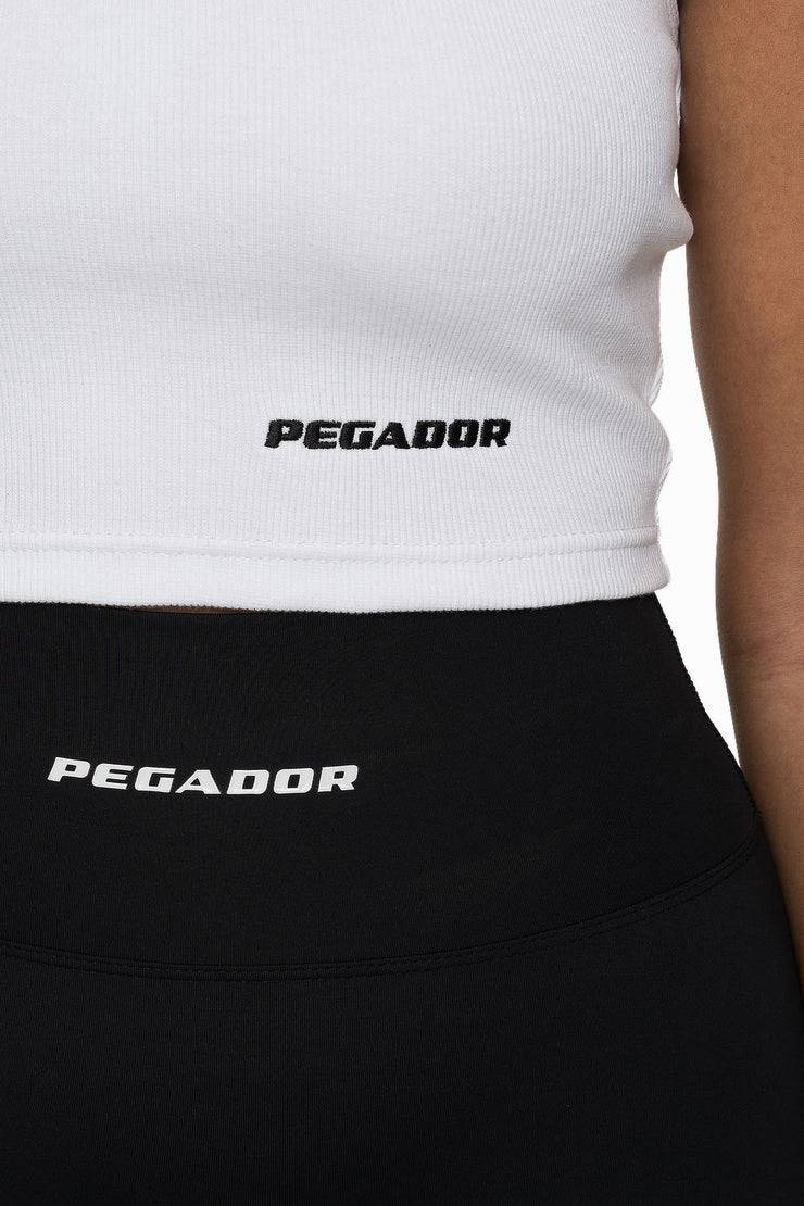 Pegador Ayla Crop Top White Black Osterangebot