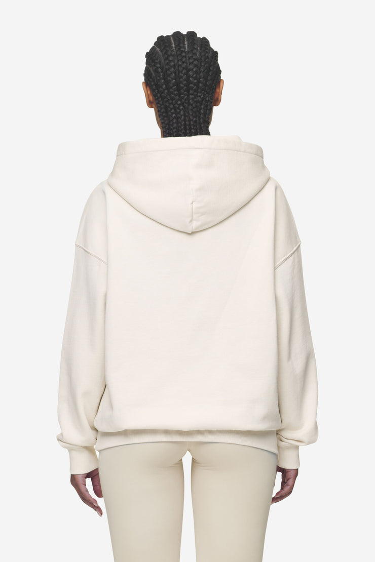 Pegador Clarita Logo Oversized Hoodie Washed Coast Sand White Gum Jubiläumsangebot
