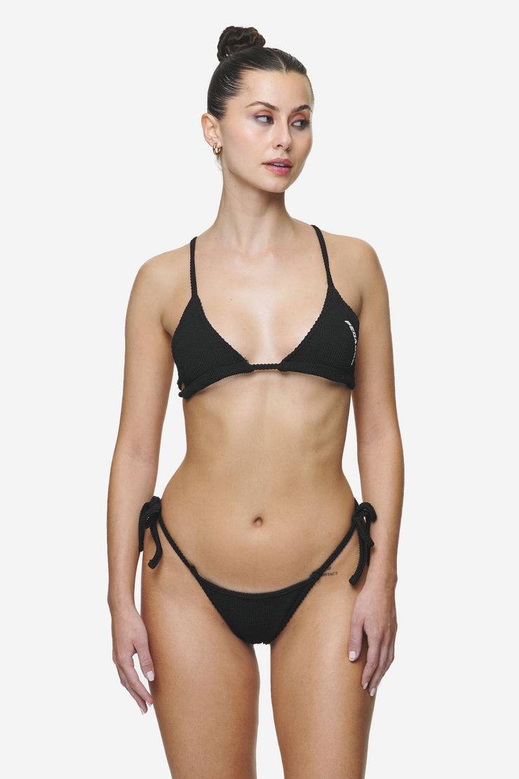 Pegador Codina Drawstring Tie Side Bikini Panty Black Online Outlet