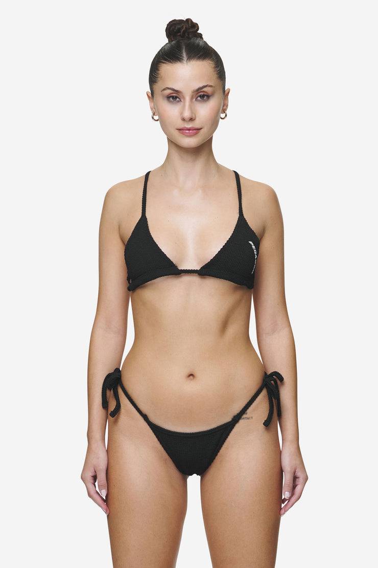 Pegador Codina Drawstring Tie Side Bikini Panty Black Online Outlet